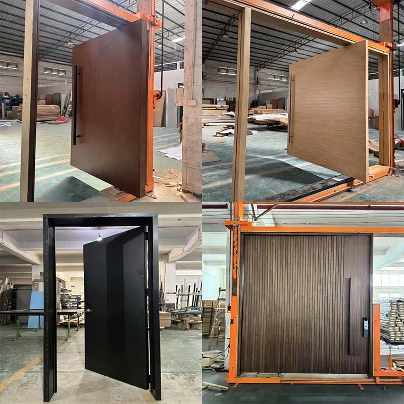 Aluminum metal safety door
